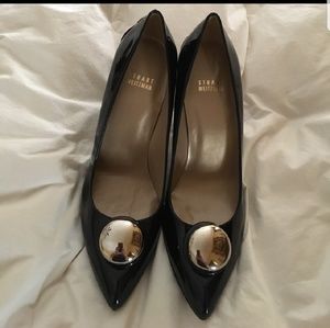 Beautiful unworn shoes with silver accents